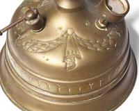 A French Brass Kerosene Pressure Lamp