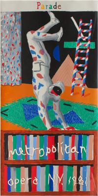 Parade (poster for the Metropolitan Opera, New York)
