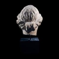A Roman Marble Head of a Goddess
