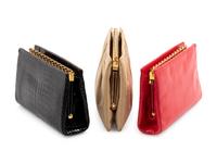 Three Judith Leiber Frame Bags; Two Karung, One Crocodile