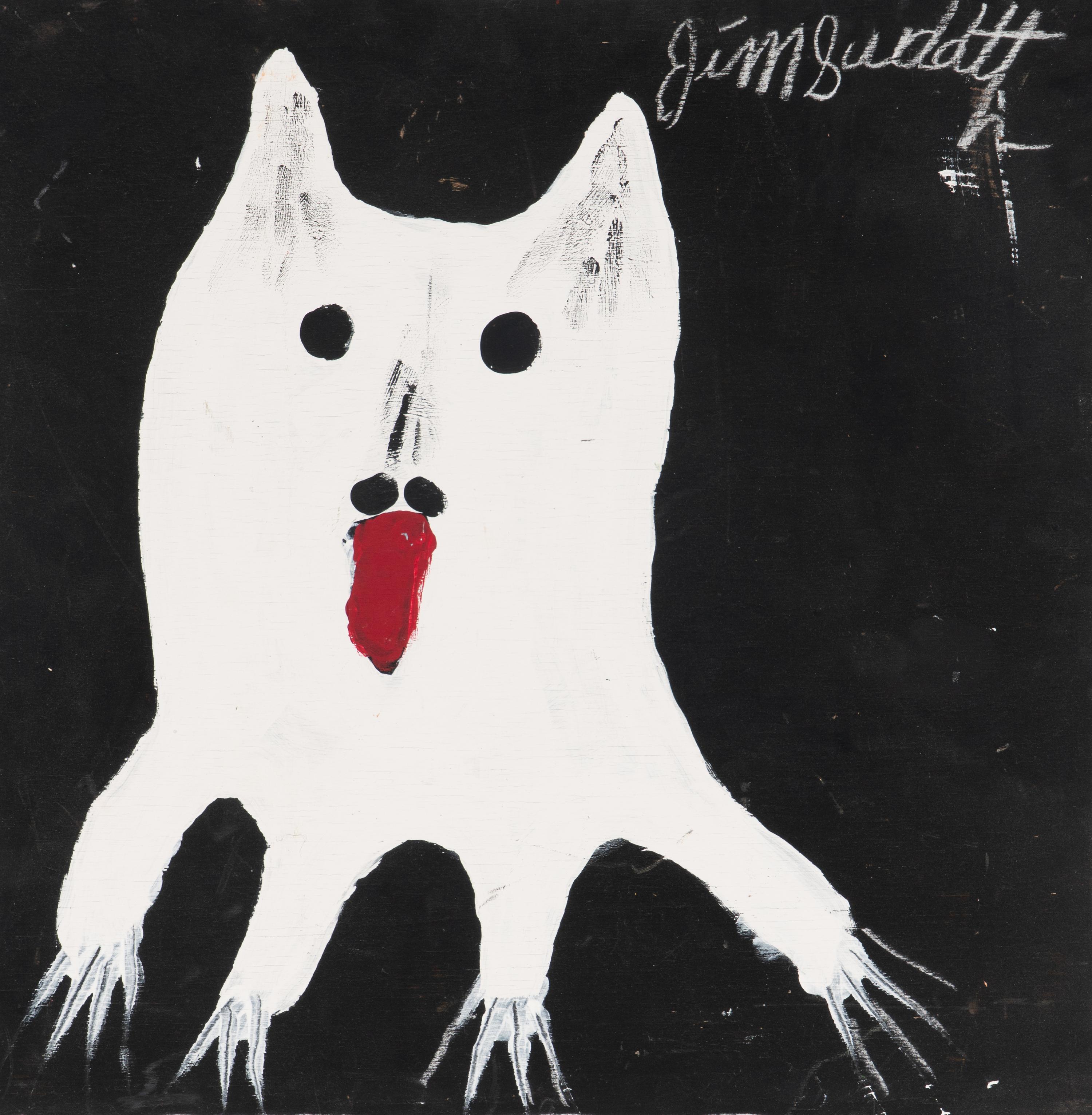 Jimmy Lee Sudduth (1910-2007), White Dog