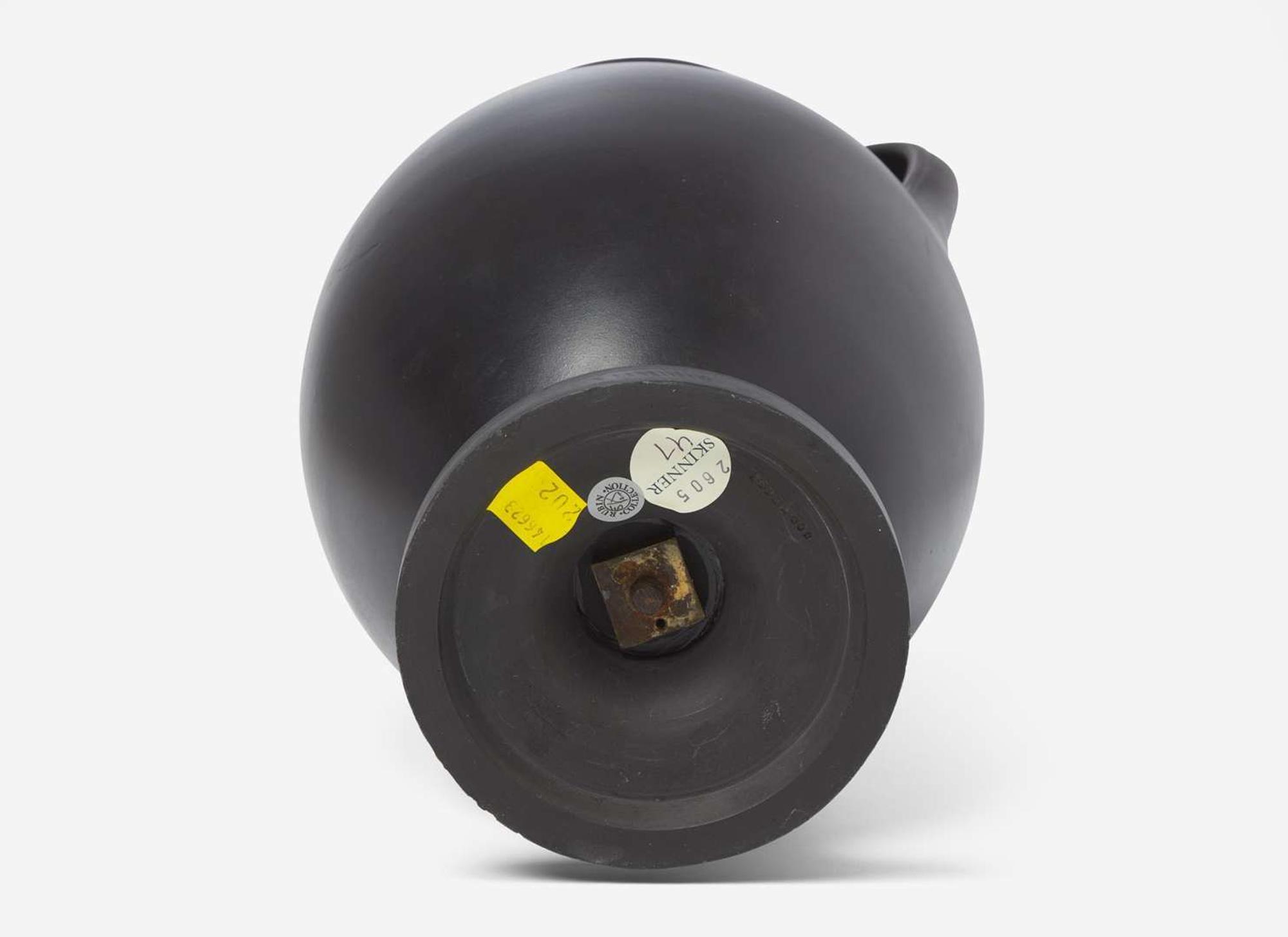 A Large Wedgwood Black Basalt Handled Vase, UK, early 19th century