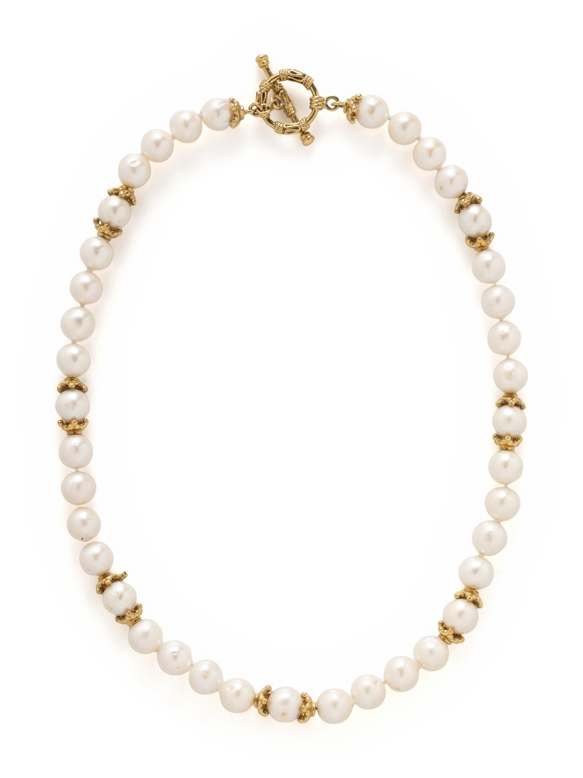 MAZ, YELLOW GOLD AND CULTURED PEARL SUITE