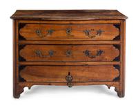 A Louis XV Walnut Chest of Drawers