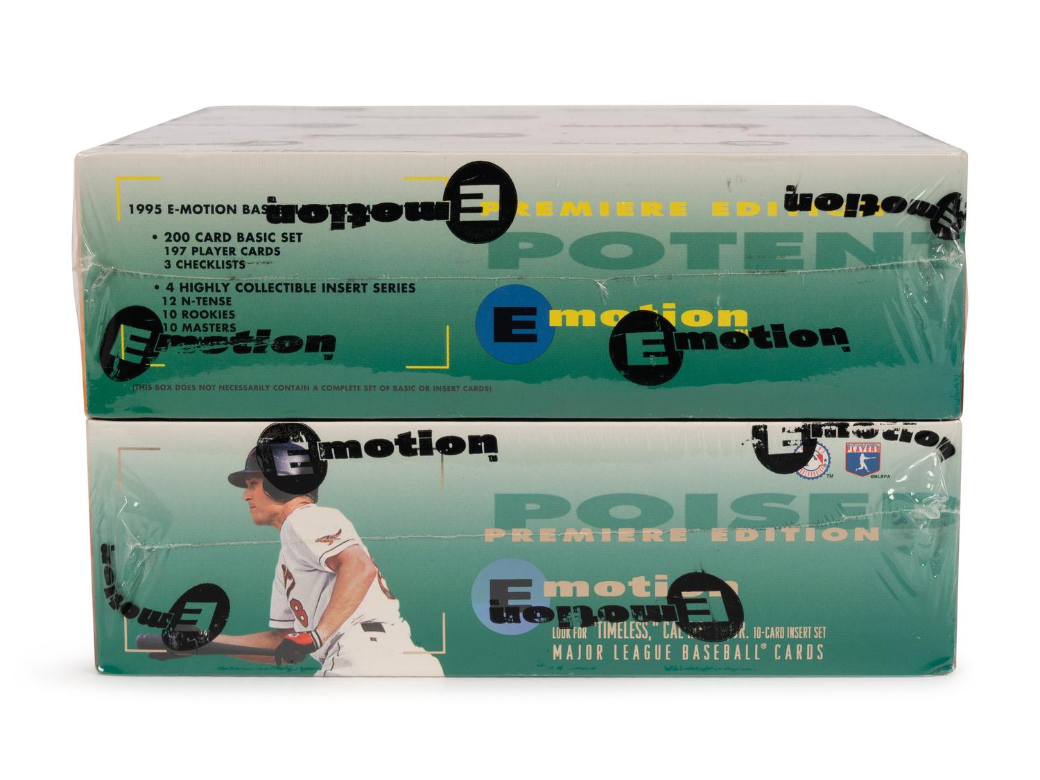 A Group of Two Boxes of 1995 Skybox Emotion Baseball Cards