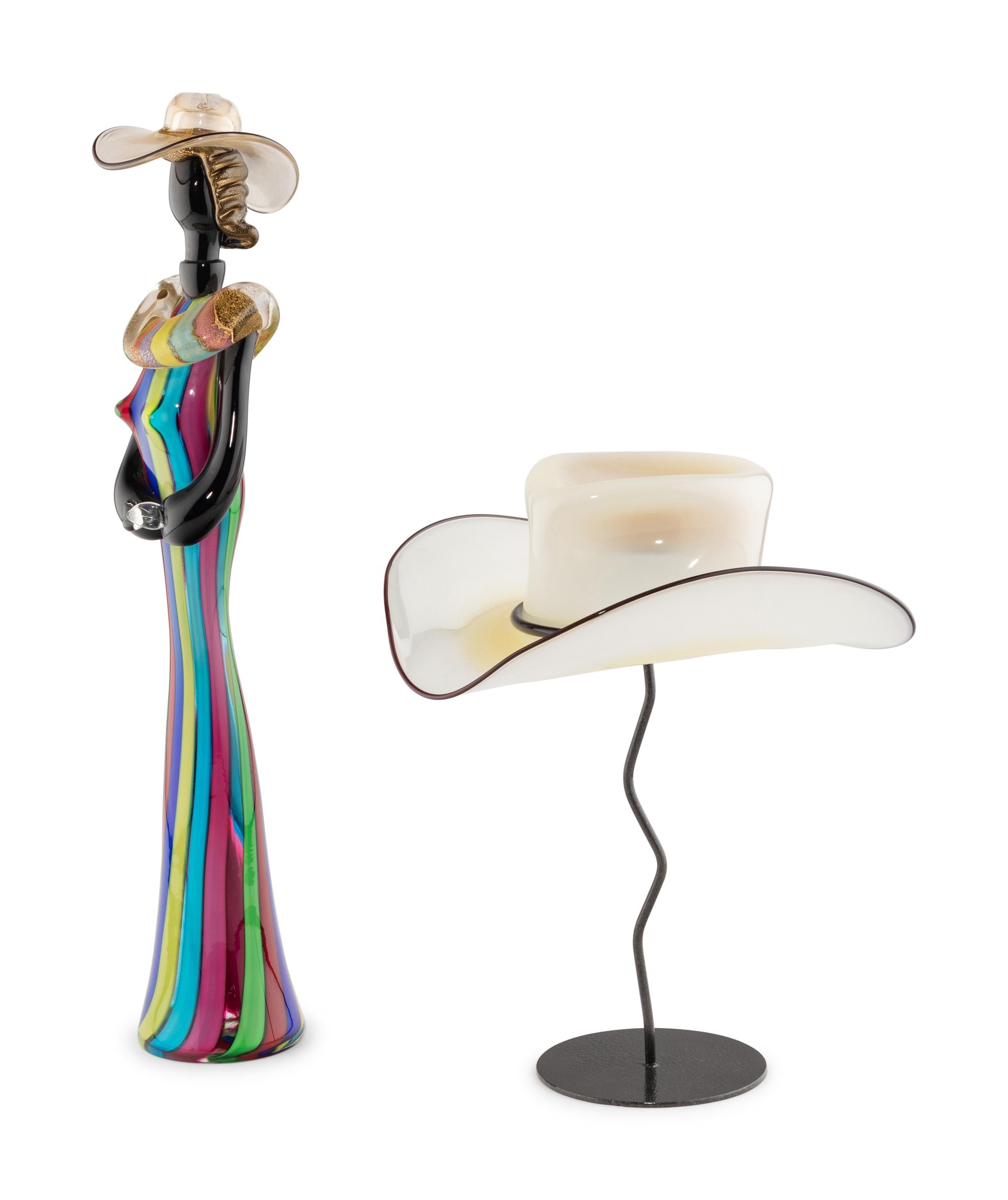 Two Murano Glass Objects