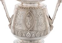 An American Aesthetic Movement Six-Piece Coin Silver Tea and Coffee Service