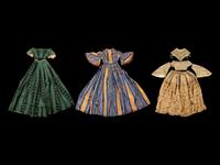 Three Mid-19th Century Ensembles & Dresses, 1850-60s