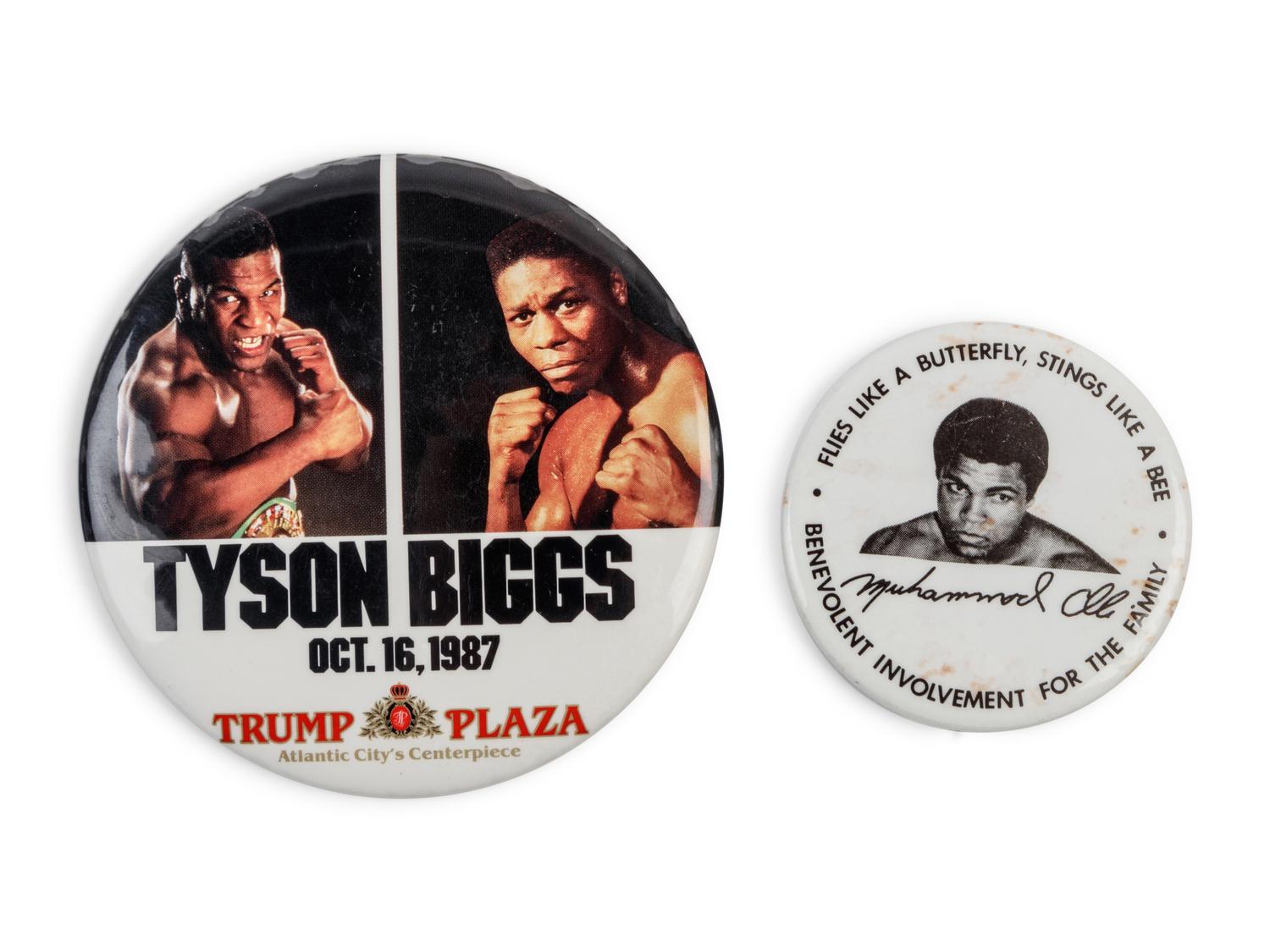 A Group of Assorted Boxing Collectibles (Including Muhammad Ali and Mike Tyson),