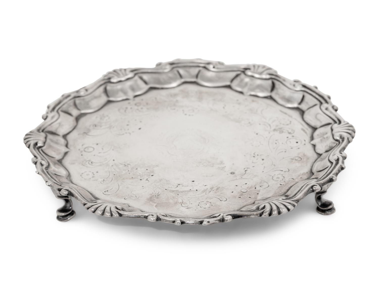A George II Silver Salver