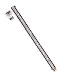 ART DECO, DIAMOND AND SYNTHETIC SAPPHIRE BRACELET