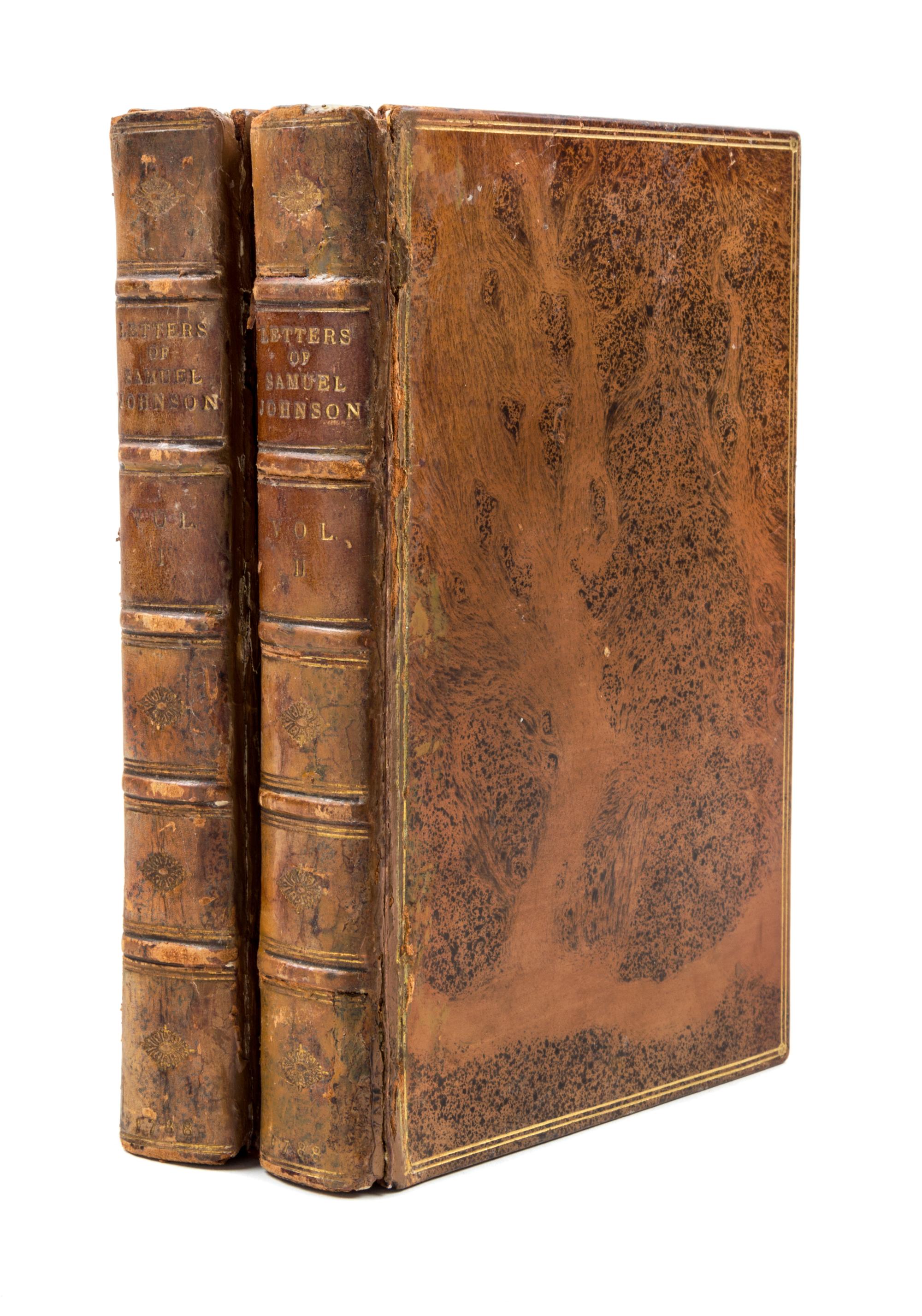 JOHNSON, SAMUEL; PIOZZI, HESTER LYNCH. Letters to and from the Late Samuel Johnson. London, 1788. First edition.