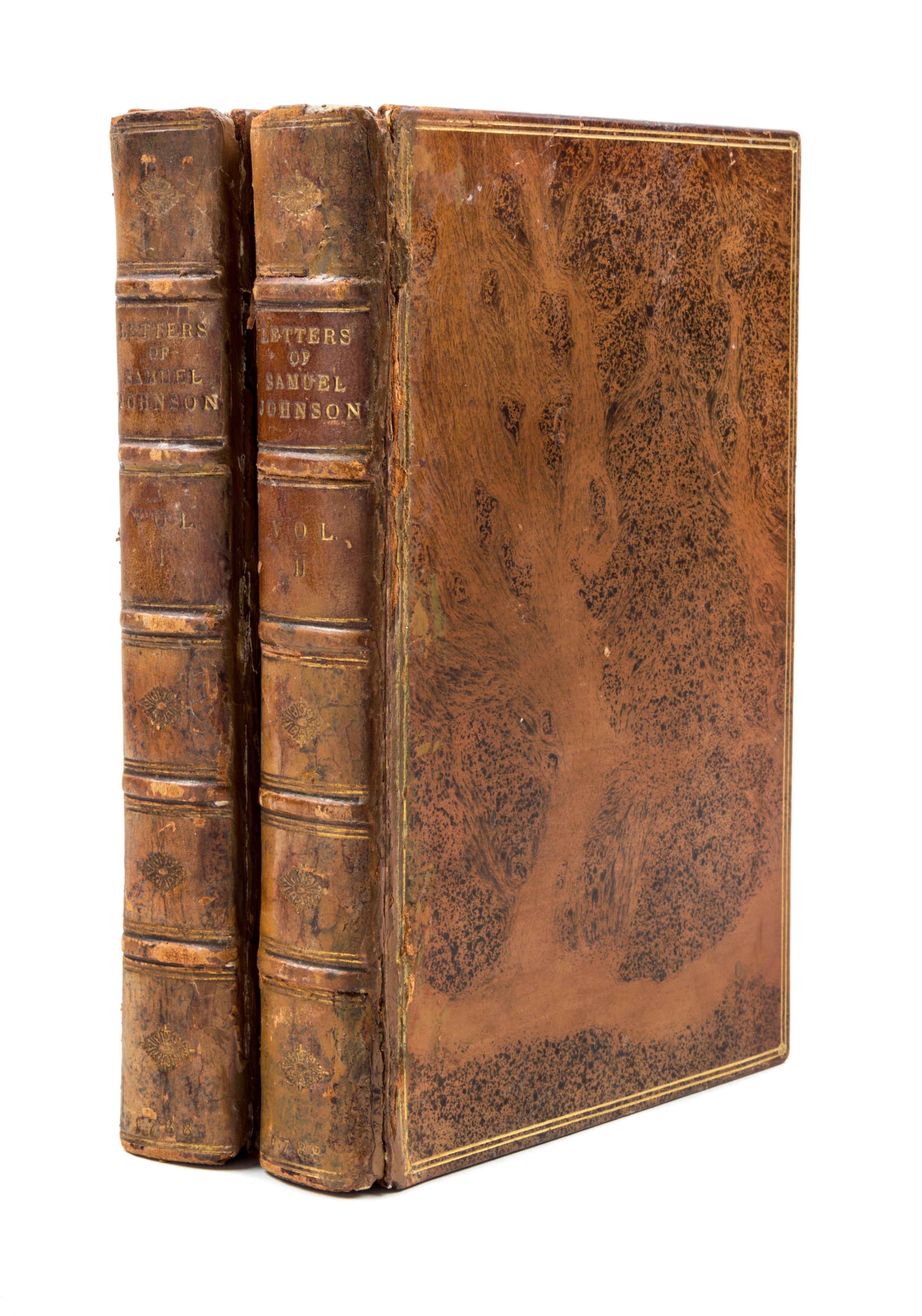JOHNSON, SAMUEL; PIOZZI, HESTER LYNCH. Letters to and from the Late Samuel Johnson. London, 1788. First edition.