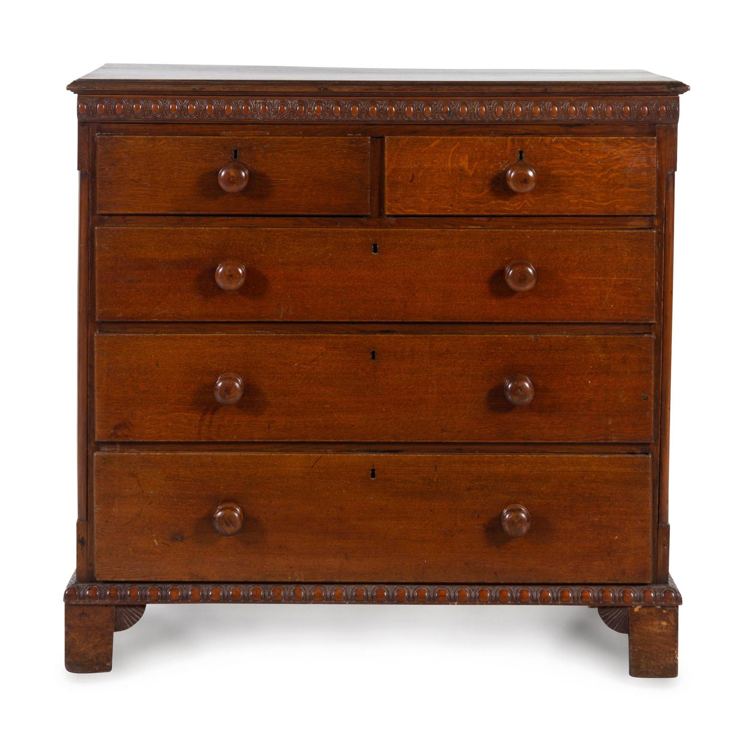 An American Oak Chest of Drawers