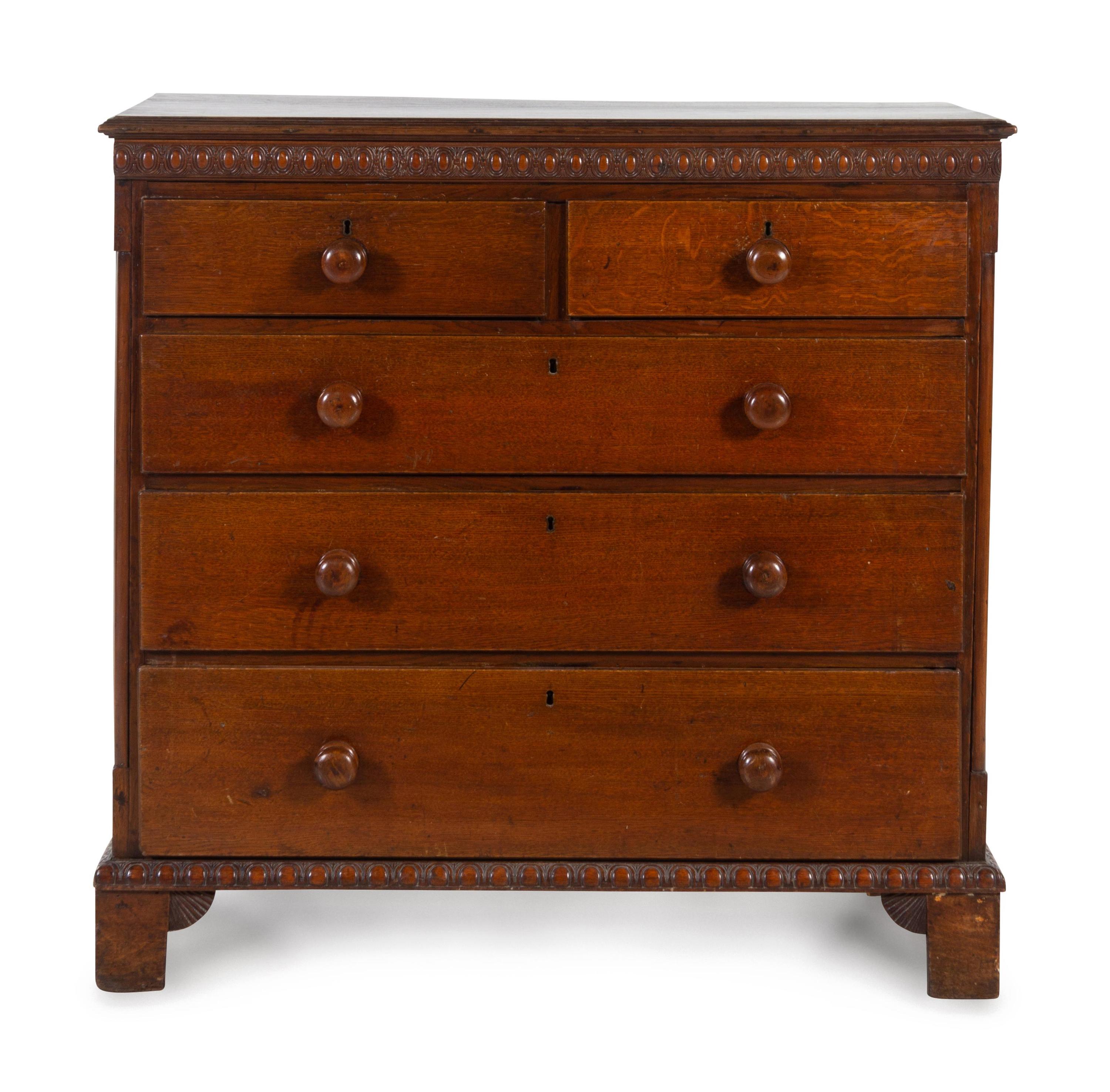 An American Oak Chest of Drawers