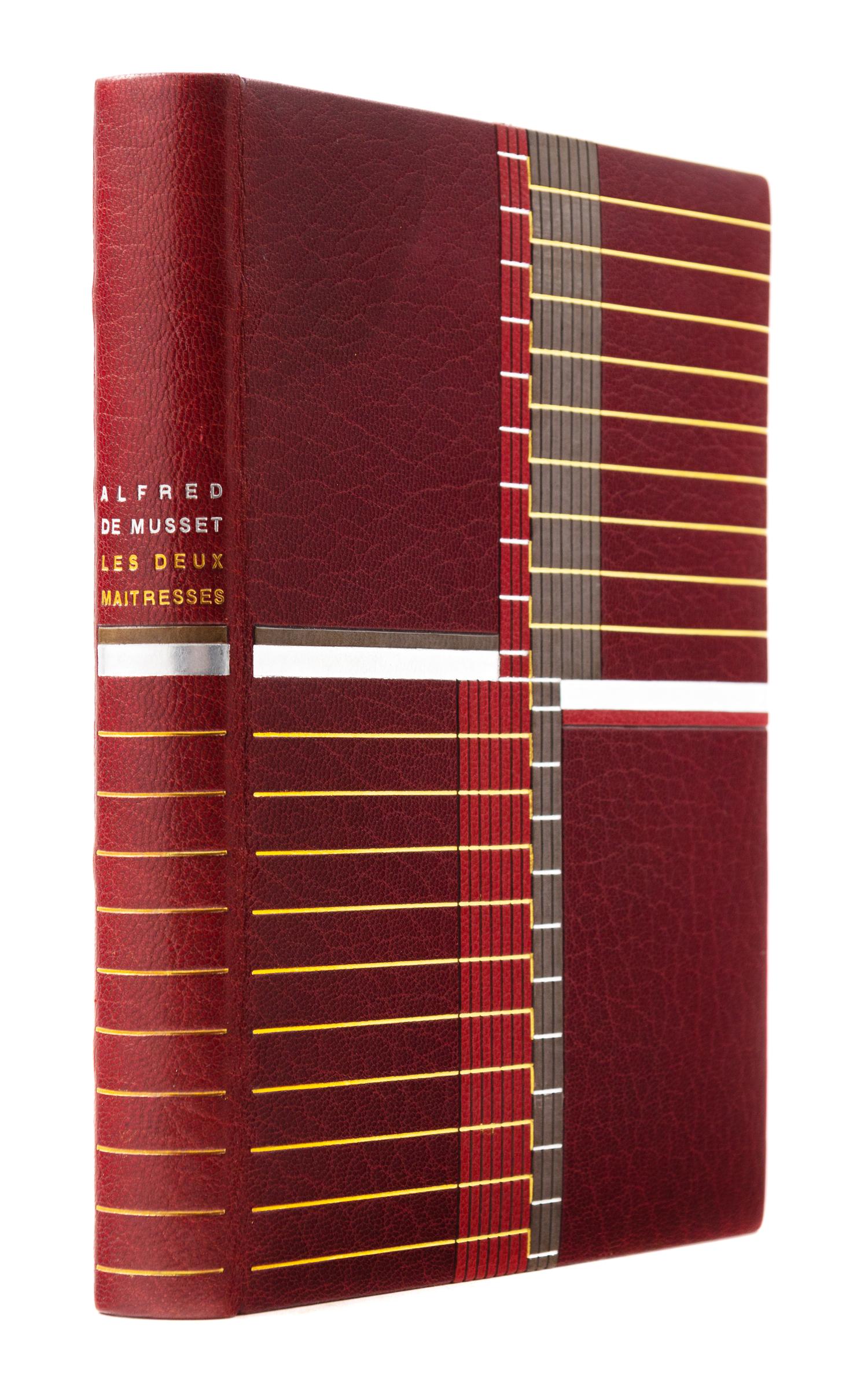 [BINDINGS]. [LÉOTARD, GENEVIÈVE - BINDER]. A group of 2 works in fine Art Deco bindings by Léotard.