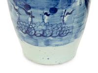 Two Chinese Blue and White Porcelain Baluster Vases