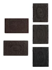 [EARLY PHOTOGRAPHY]. 27 assorted Union cases with floral, geometric, and scroll designs.
