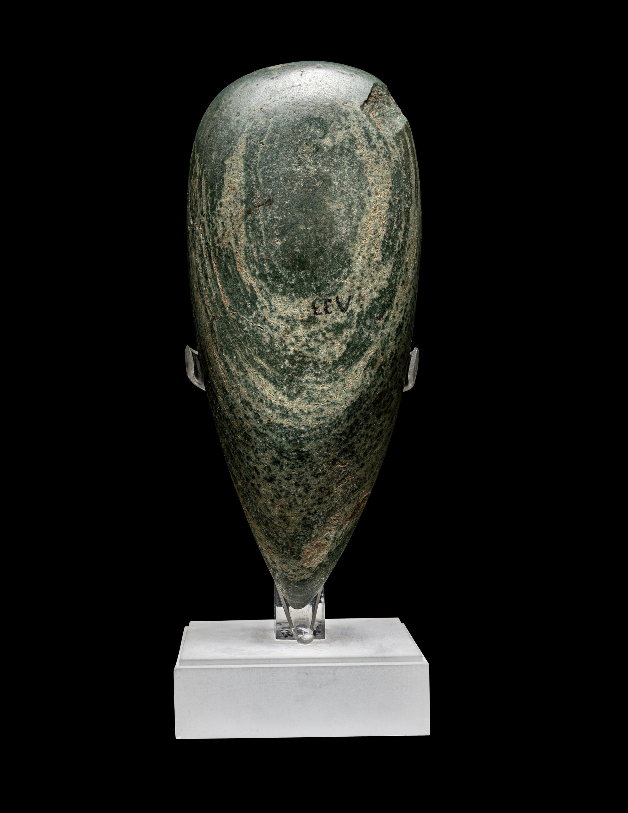 An Taino Greenstone Petaloid Celt