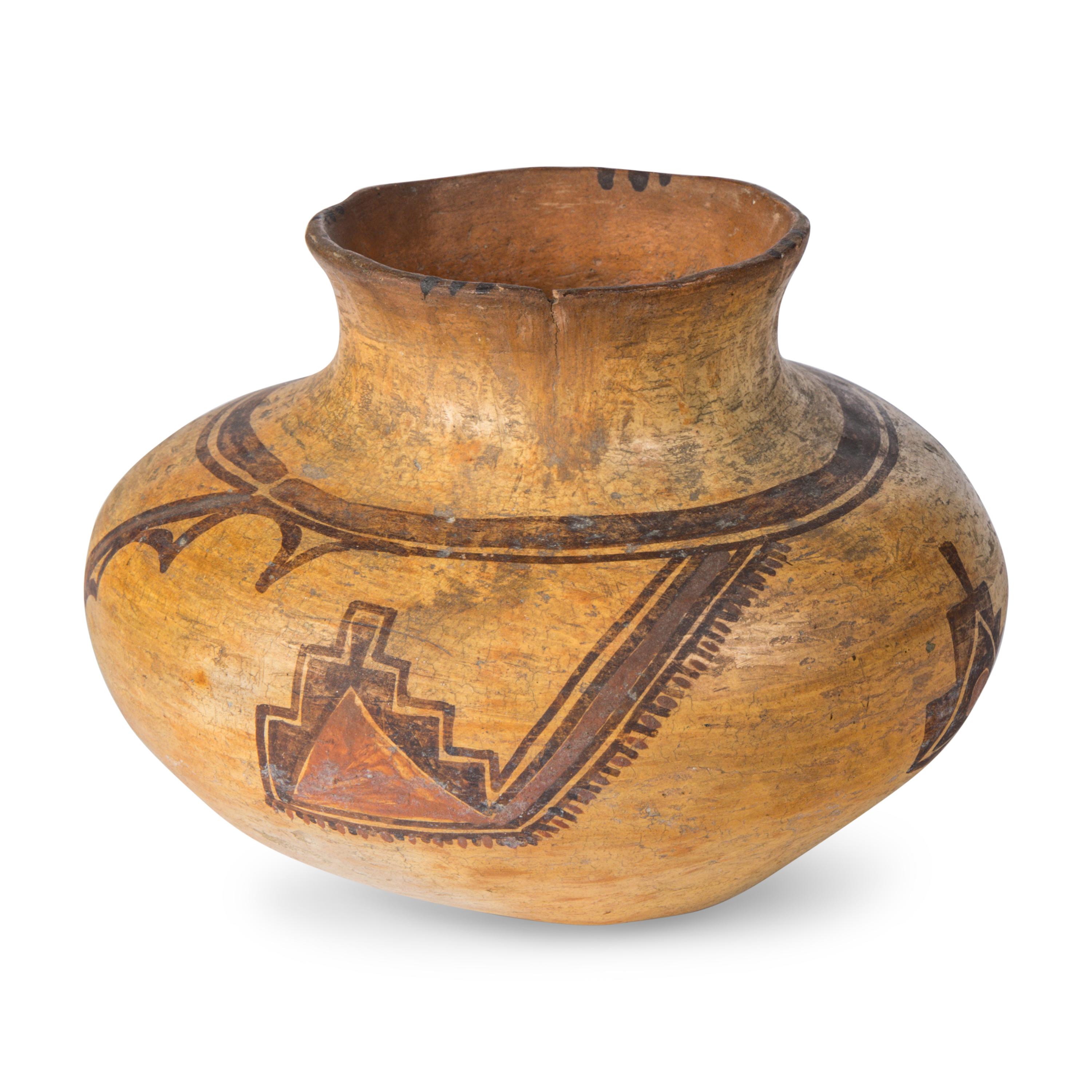 Hopi Polychrome Pottery Jar