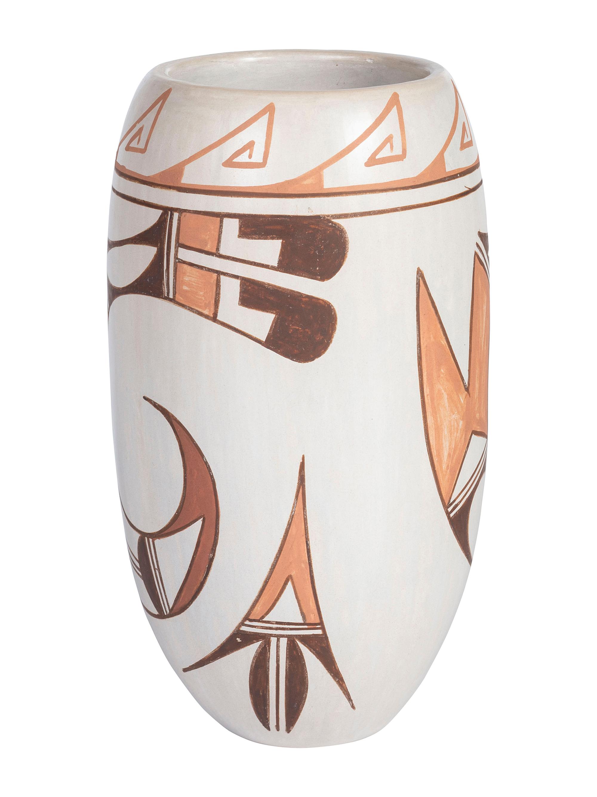 Polychrome Pottery Vase