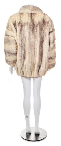 A Cross Mink Bomber, No Size.