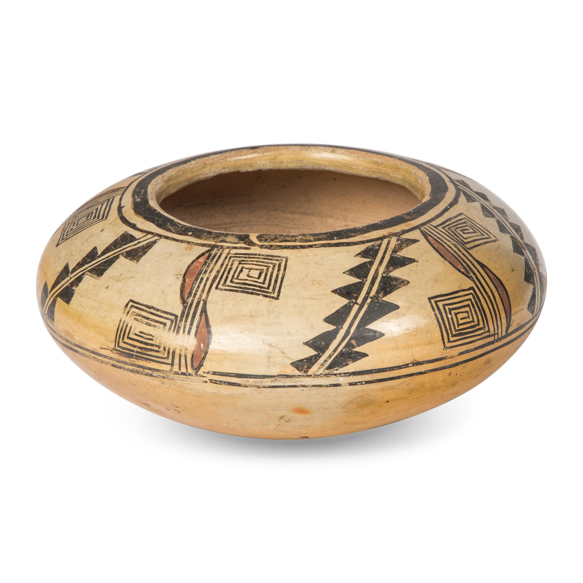 Hopi Polychrome Pottery Bowl