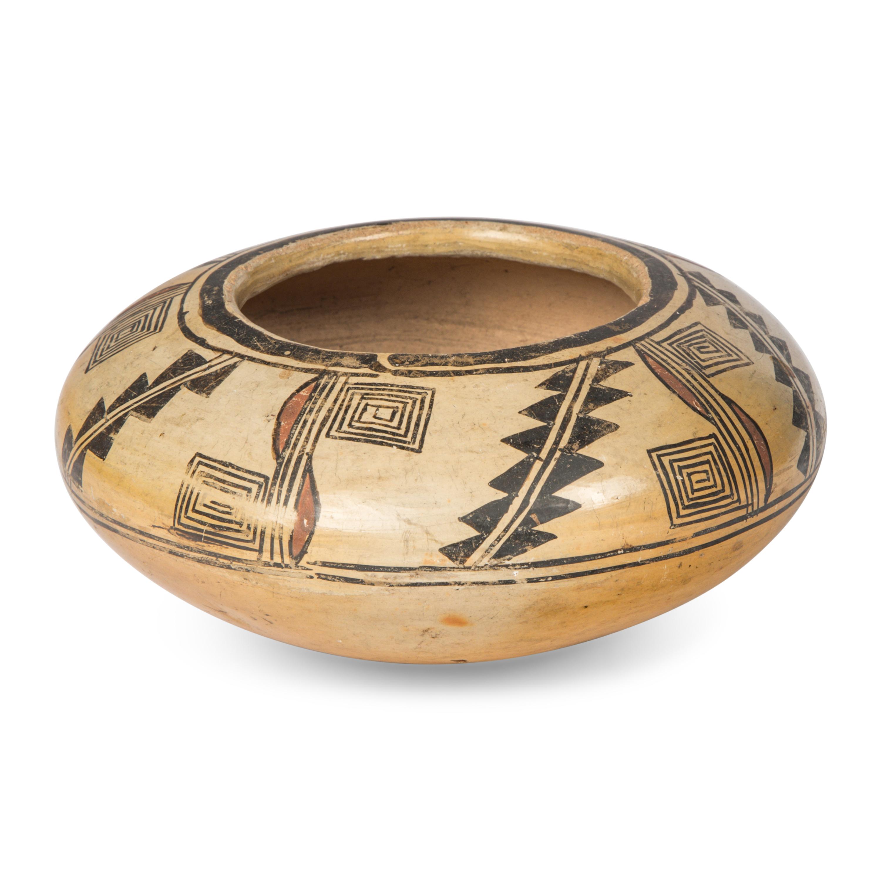 Hopi Polychrome Pottery Bowl