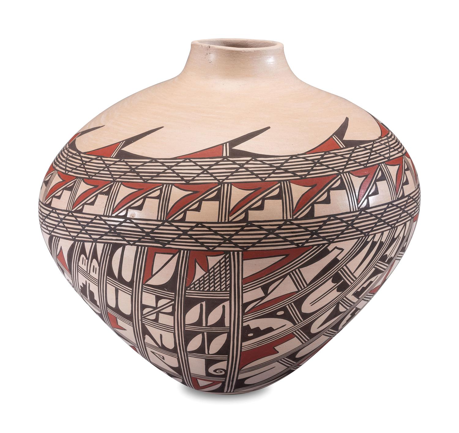 Polychrome Pottery Jar