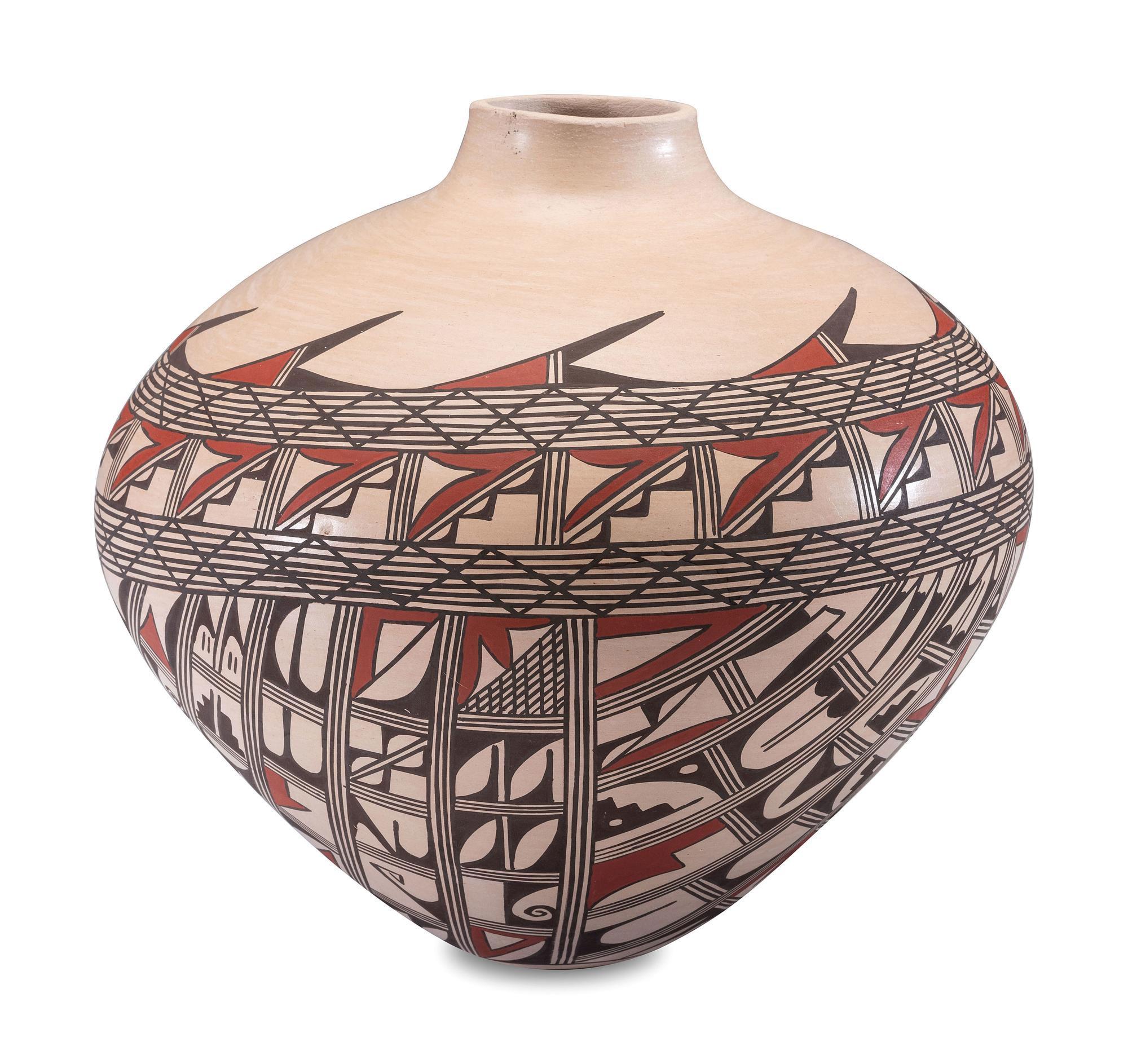 Polychrome Pottery Jar