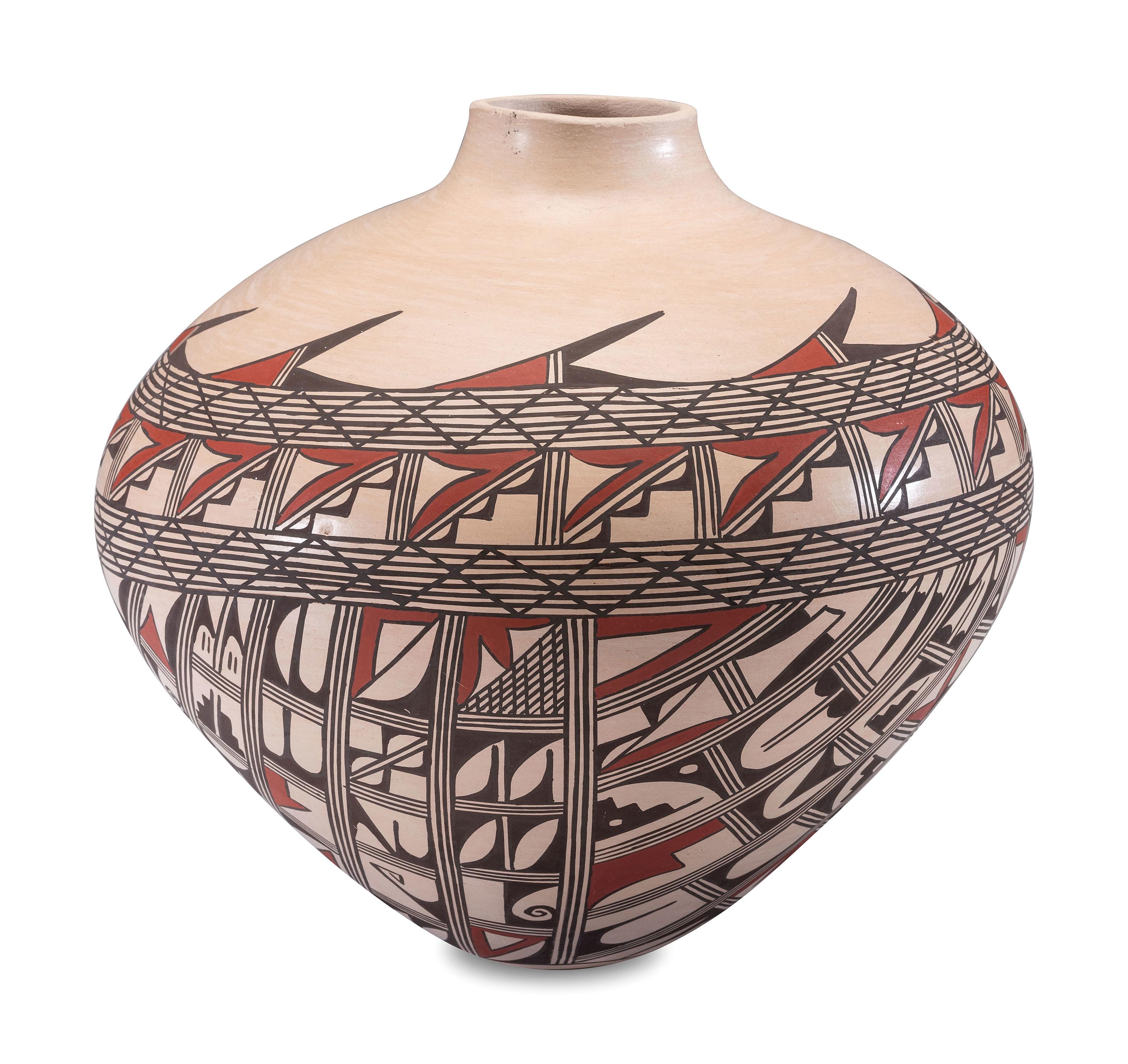Polychrome Pottery Jar