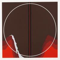 A pair of prints ( Earth Series, Red; Earth Series, Blue ), 19791981