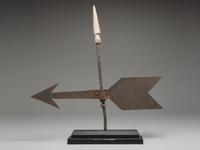 A Wrought-Iron Arrow Weathervane