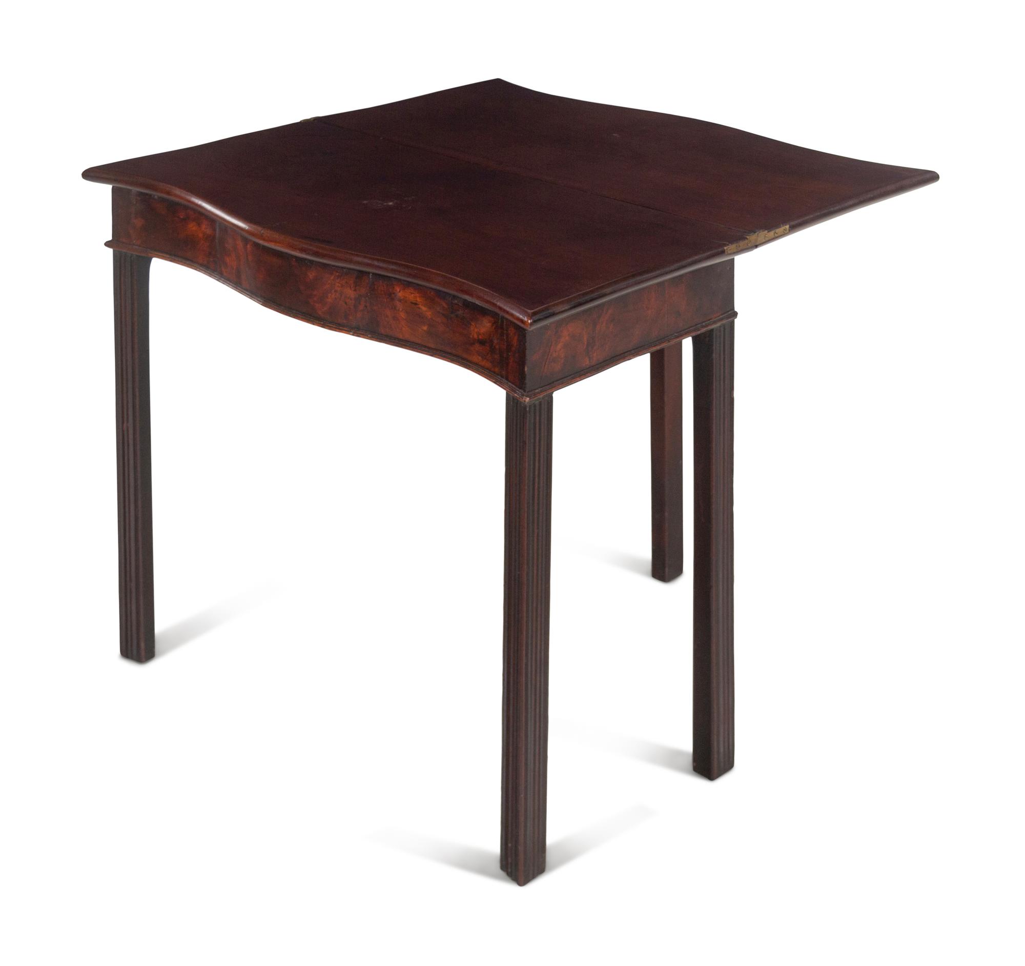 A George III Mahogany Flip-Top Table