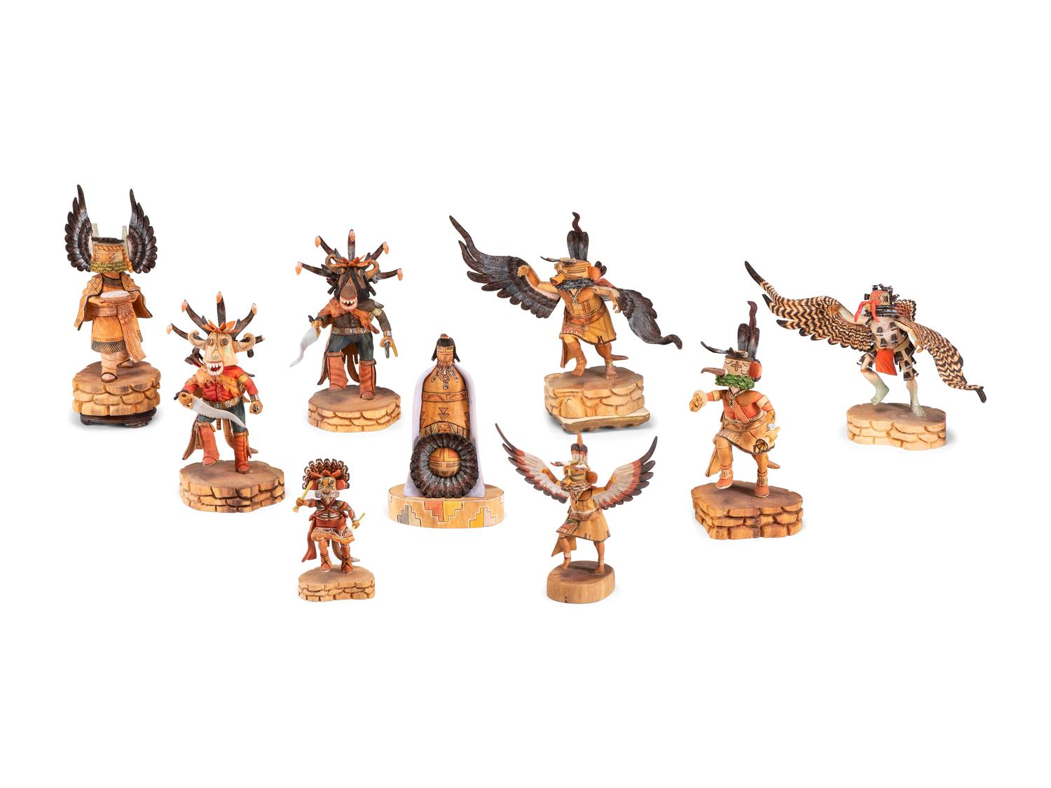 Shelf-Sized Hopi Katsina Dolls