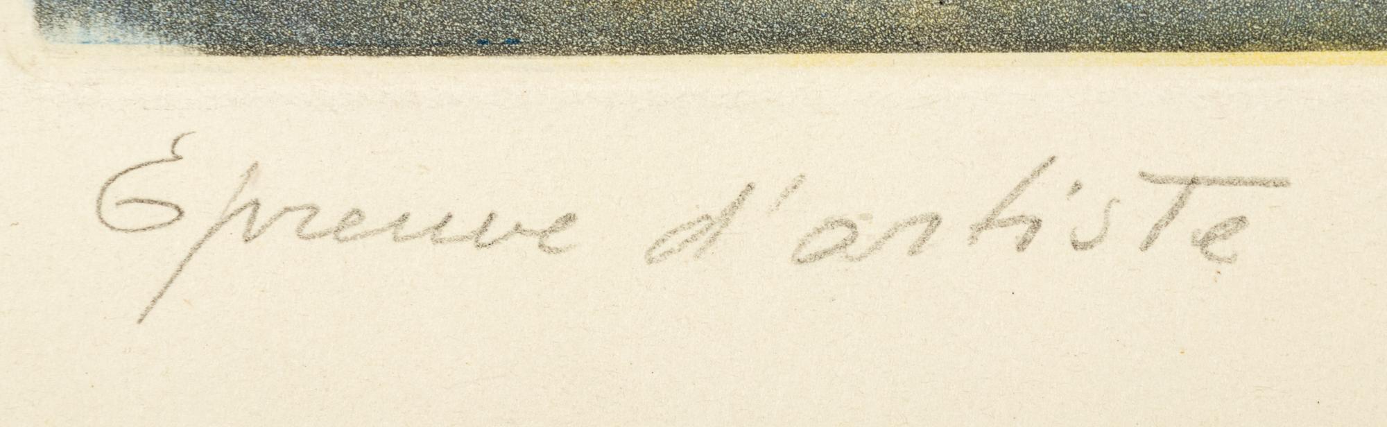 A Group of Four Prints ( Estacade, Plage et Baigneuse Fleur; Mer-Espace-Reflect ; Heure Meridienne ; and Jardin Marine )