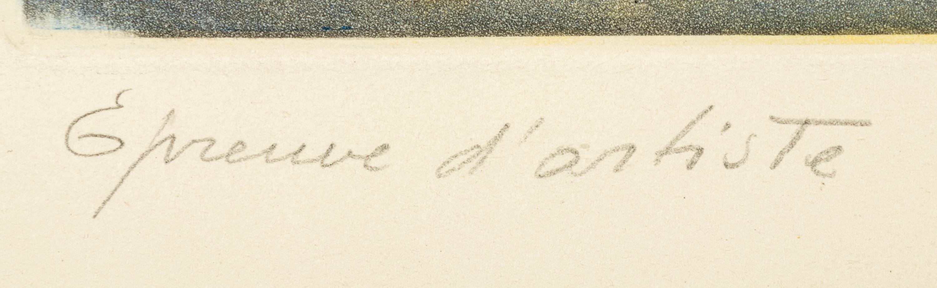 A Group of Four Prints ( Estacade, Plage et Baigneuse Fleur; Mer-Espace-Reflect ; Heure Meridienne ; and Jardin Marine )