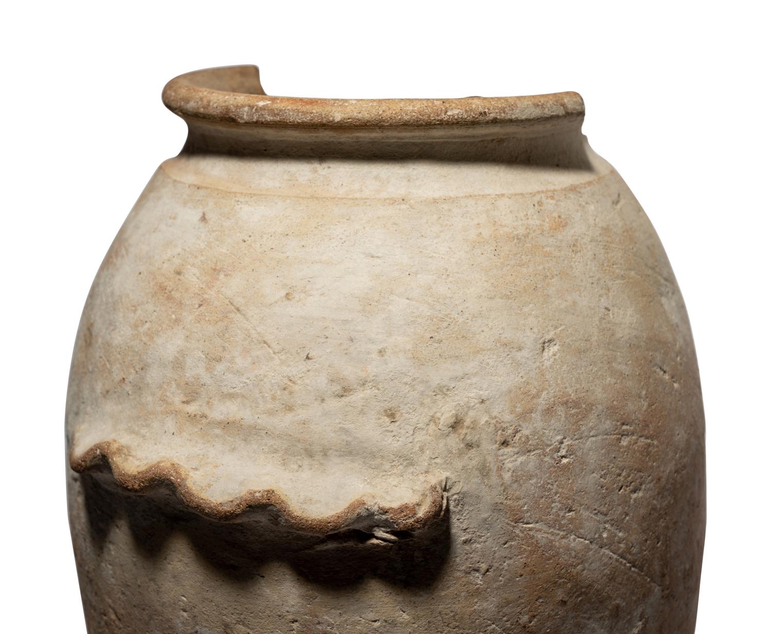 An Egyptian Pottery Snake Jar