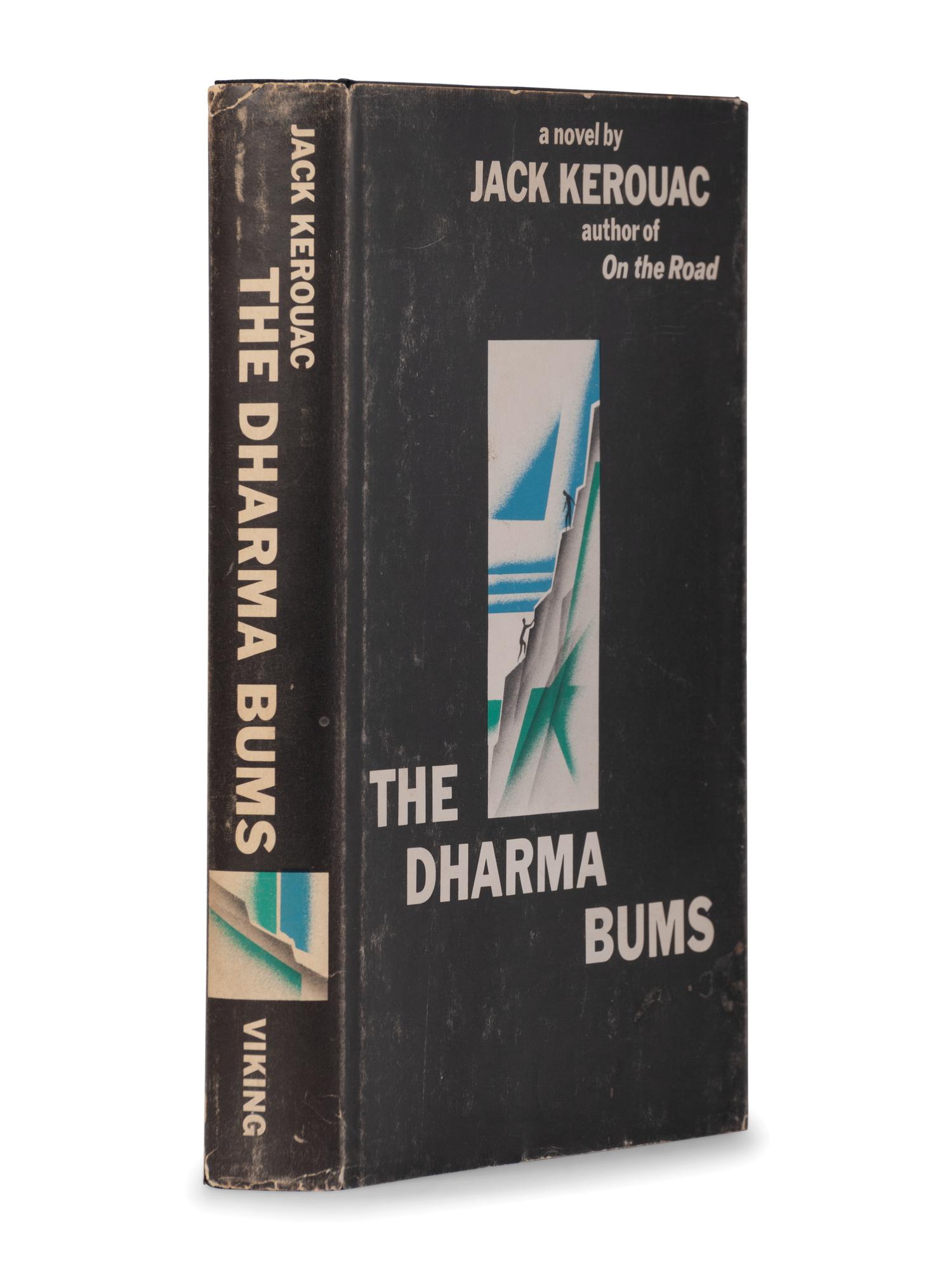 KEROUAC, Jean-Louis Lebris de ("Jack") (1922-1969). The Dharma Bums. New York: The Viking Press, 1958.
