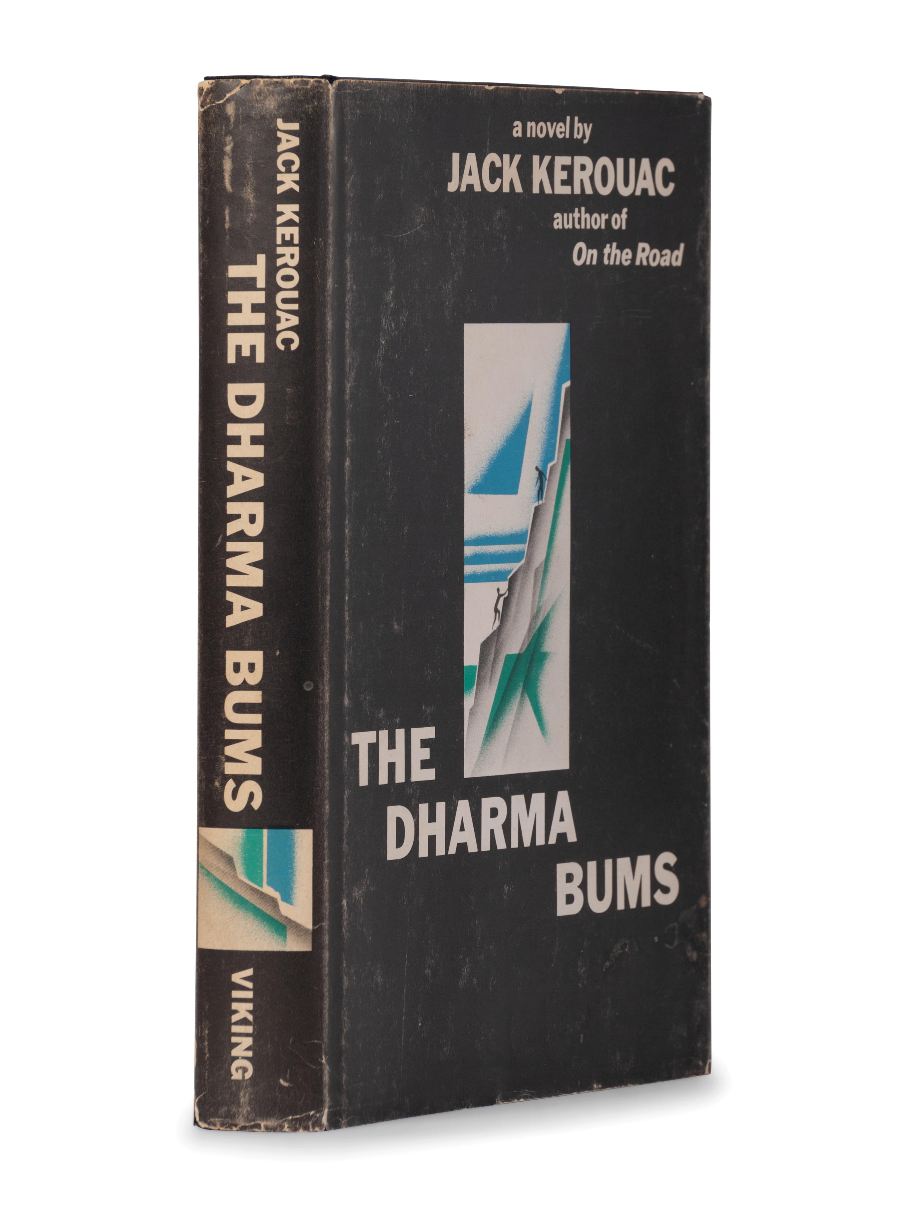 KEROUAC, Jean-Louis Lebris de ("Jack") (1922-1969). The Dharma Bums. New York: The Viking Press, 1958.