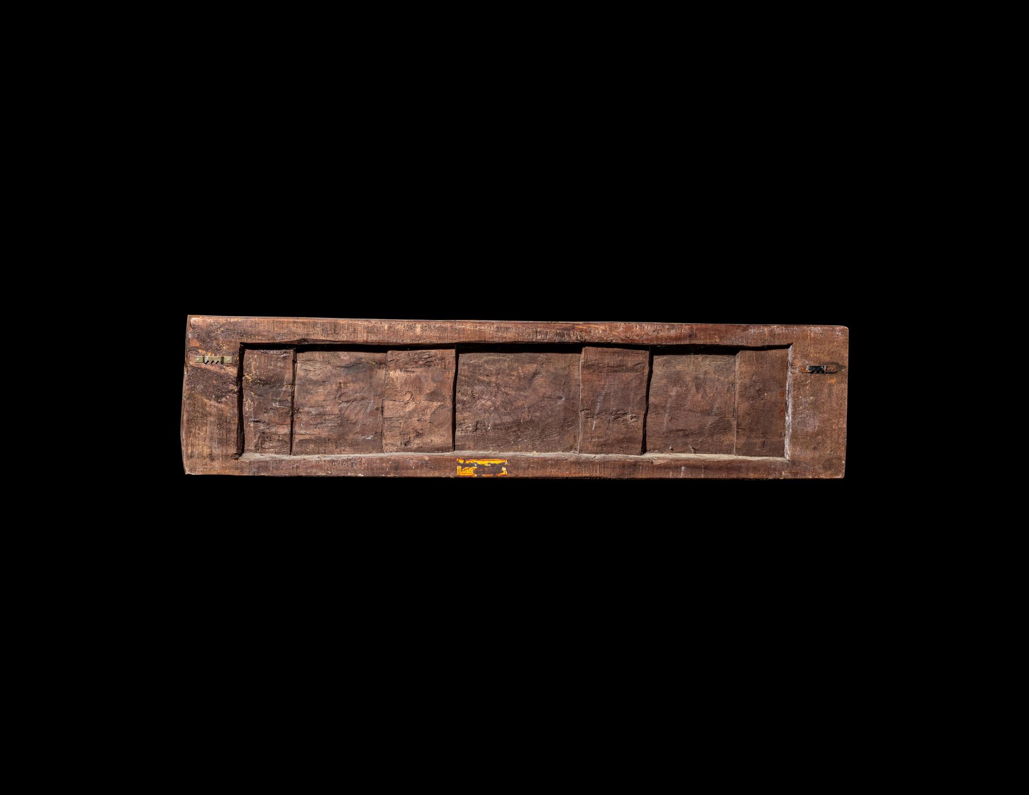 An Indian Carved Wood Panel