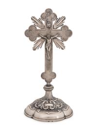 An Austro-Hungarian Silver Crucifix