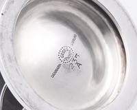 A Georg Jensen Silver Creamer and Sugar with Tray