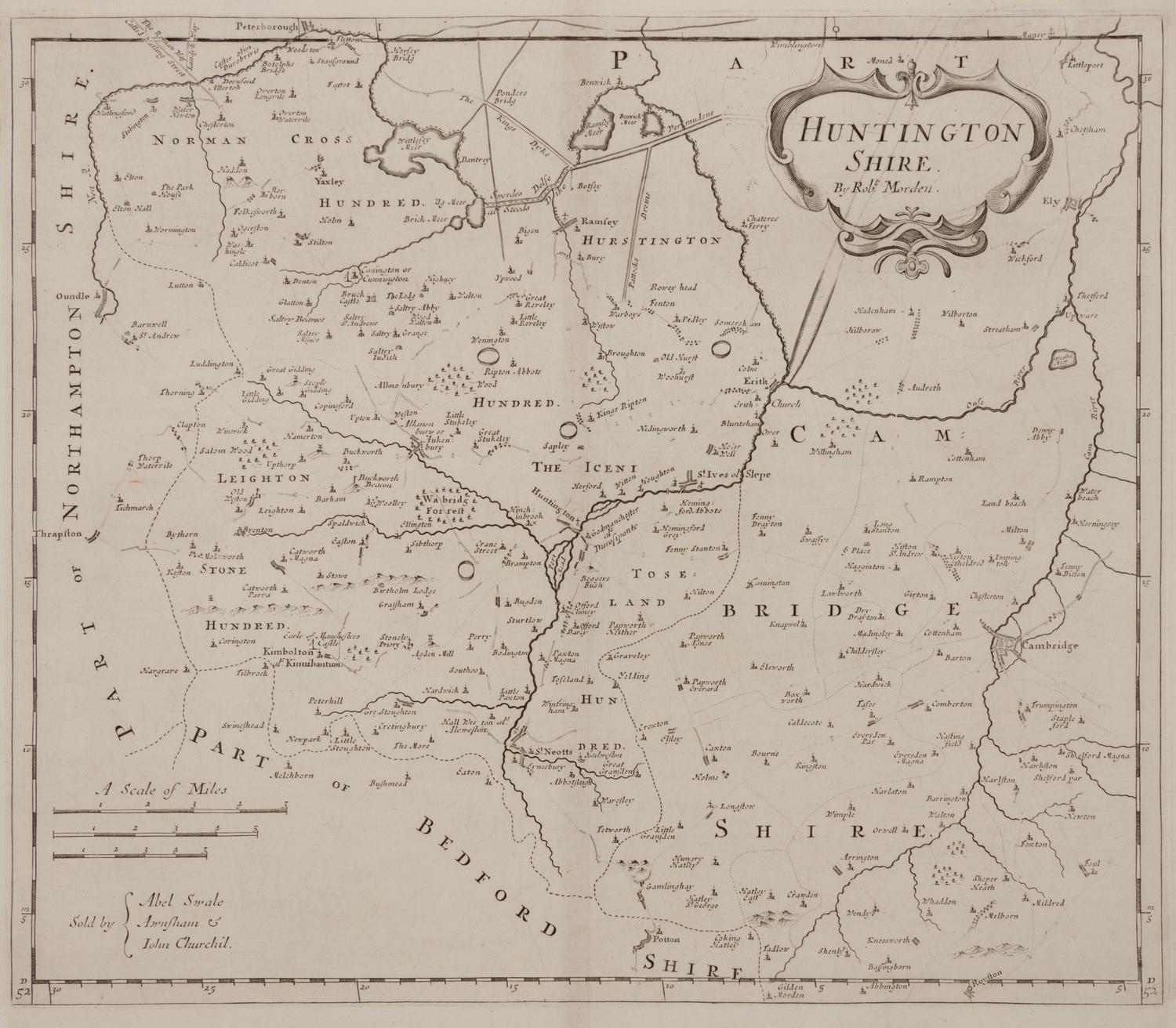 MORDEN, Robert. A group of 3 uncolored regional maps of England, comprising:
