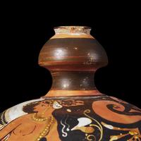 An Apulian Red-figured Globular Lidded Pyxis