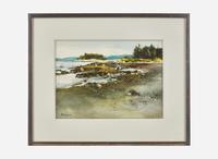 Philip Jamison (American, 1923)- Indian Creek Gulls, Vinalhaven, Maine
