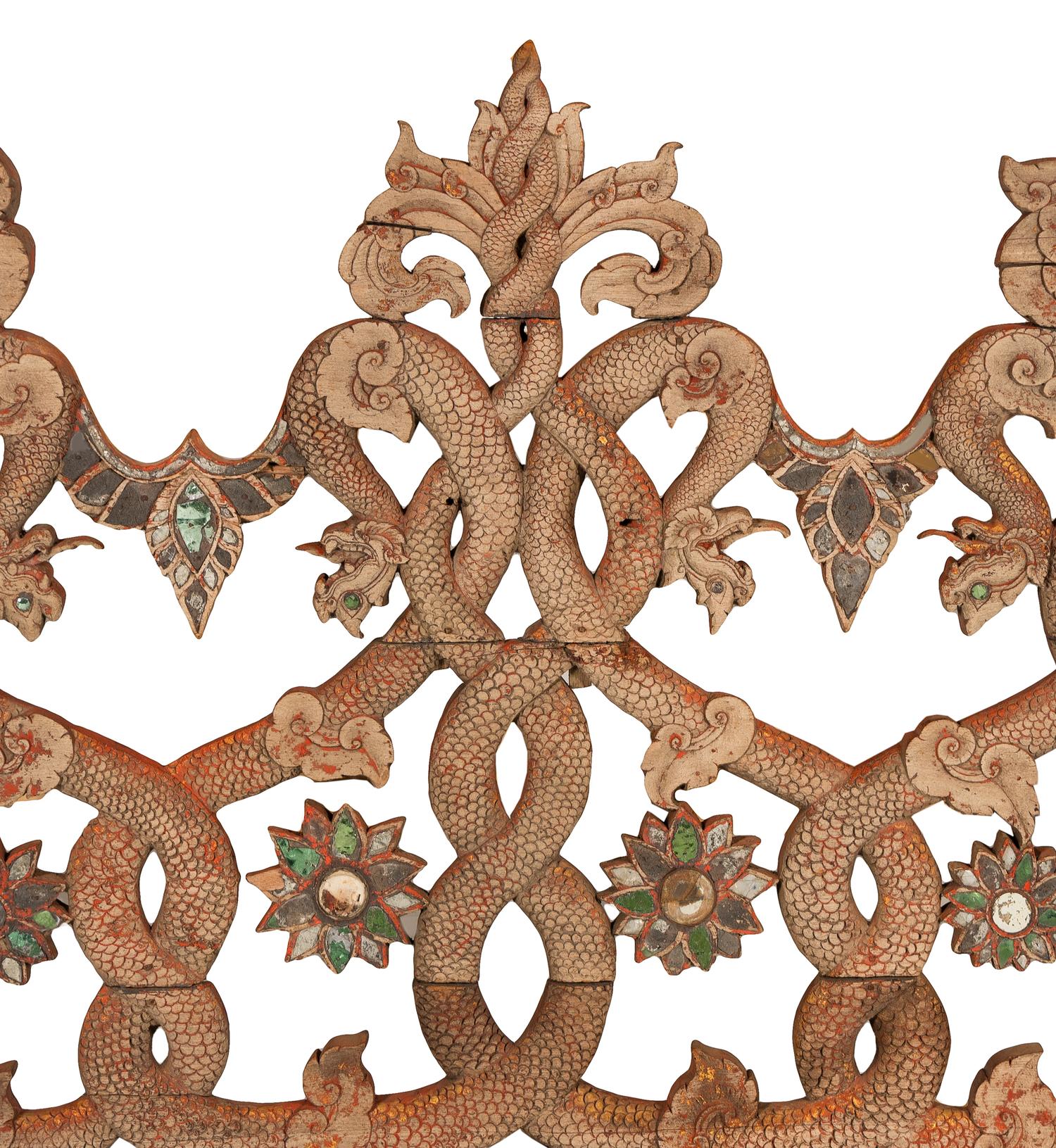 A Thai Carved Panel
