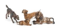 Four Rosenthal Porcelain Figures Width of widest 11 inches. — 20TH CENTURY