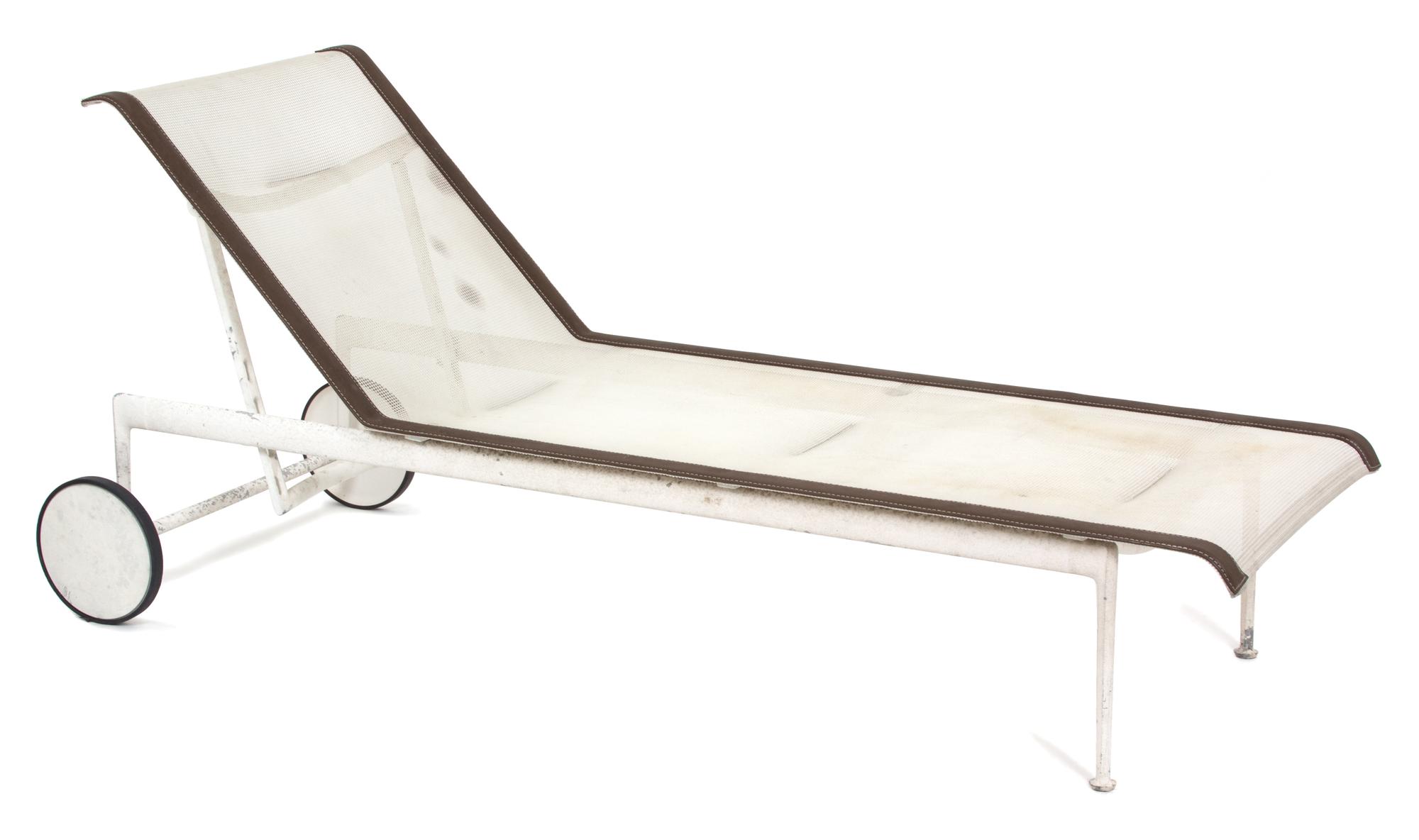 Richard Schultz (American, b. 1930), KNOLL, 1966, adjustable chaise on wheels