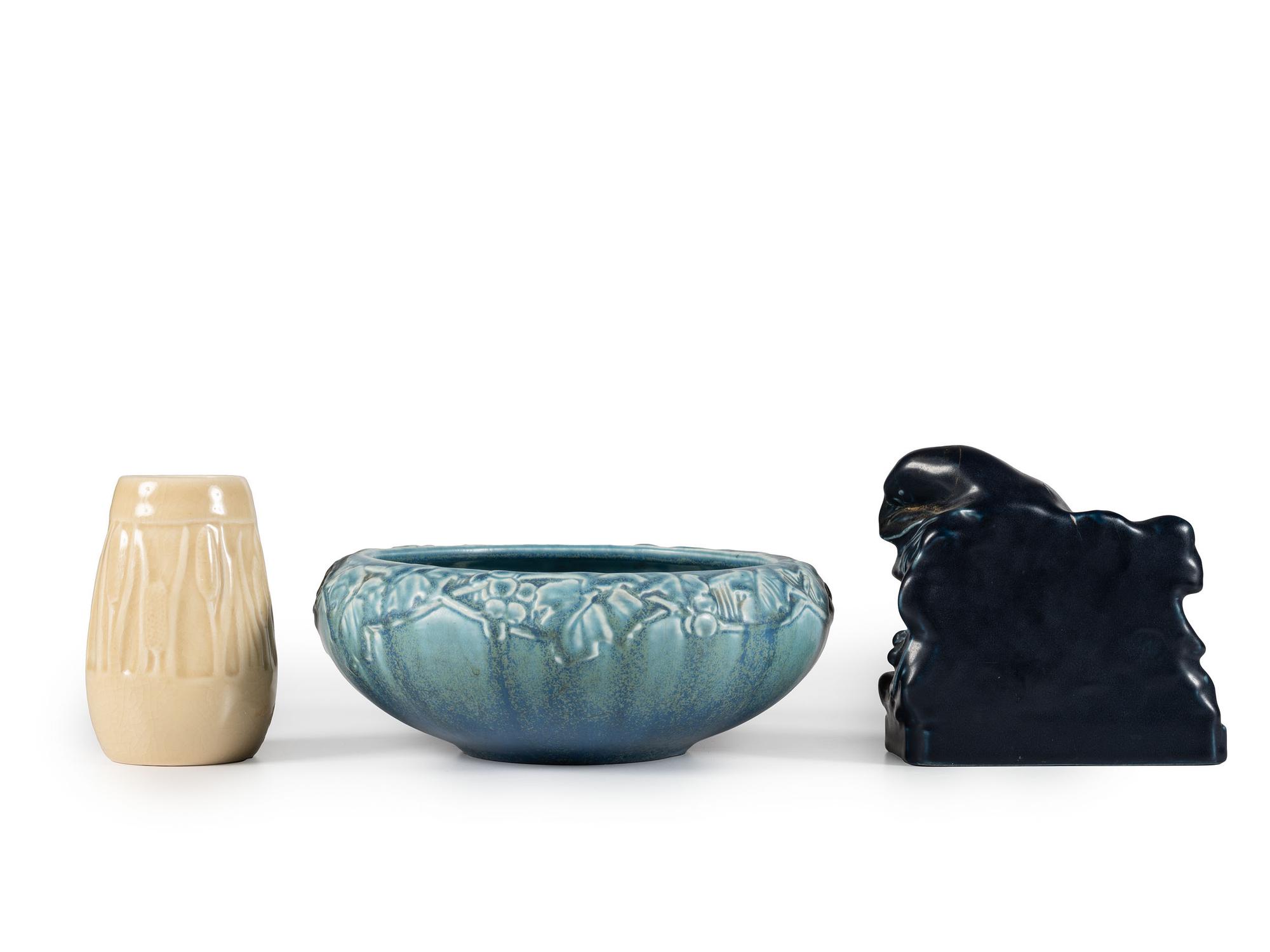 Three Rookwood Pottery Table Articles